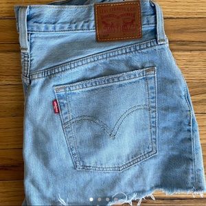 Levi’s light wash shorts